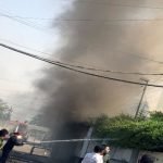 وقوع آتش سوزی در سفارت افغانستان در بغداد