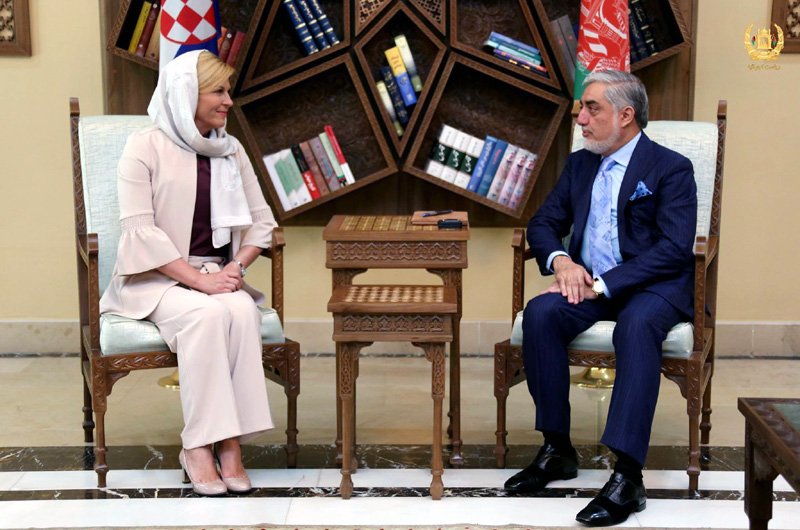 رئیس اجراییه افغانستان با رئیس‌جمهور کرواسی ملاقات کرد