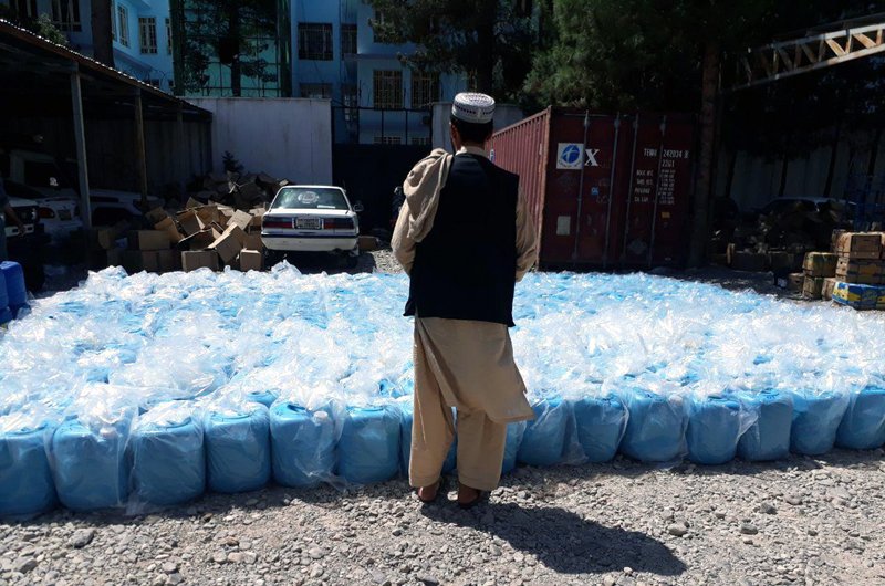 کشف و ضبط یک محموله بزرگ مواد کیمیاوی در هرات