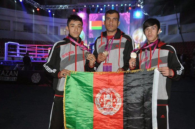 ۷ مدال در رقابت های موی تای ازبکستان نصیب افغانسان شد