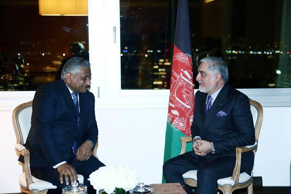 رییس اجراییه کشور با وزیر دولت هند در امور خارجه دیدار کرد