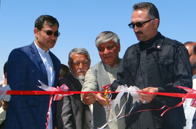 یک شبکه آبرسانی در ولسوالی انجیل هرات به بهربرداری رسید
