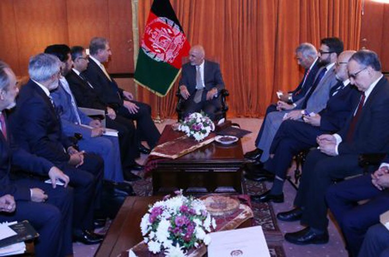 رییس جمهور غنی با وزیر خارجه پاکستان دیدار کرد