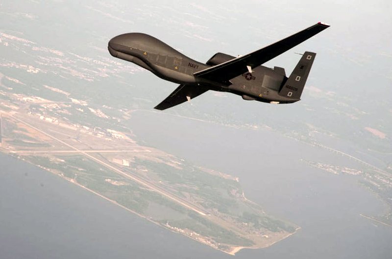 یک پهپاد جاسوسی آمریکا در ایران هدف قرار گرفت