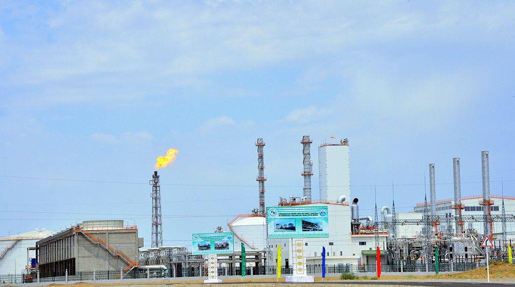 کارخانه تولید بنزین از گاز طبیعی در ترکمنستان آغاز بکار نمود