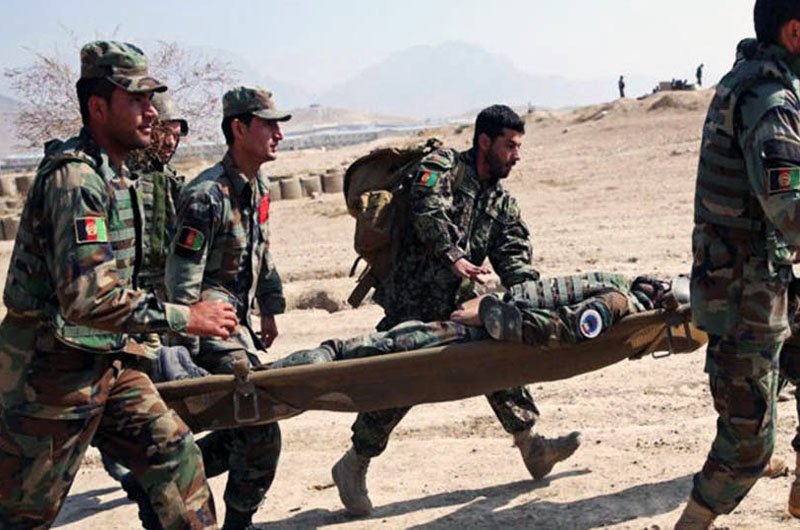 ۶ نیروی ارتش محلی غزنی در کمین پیکارجویان طالب کشته شدند
