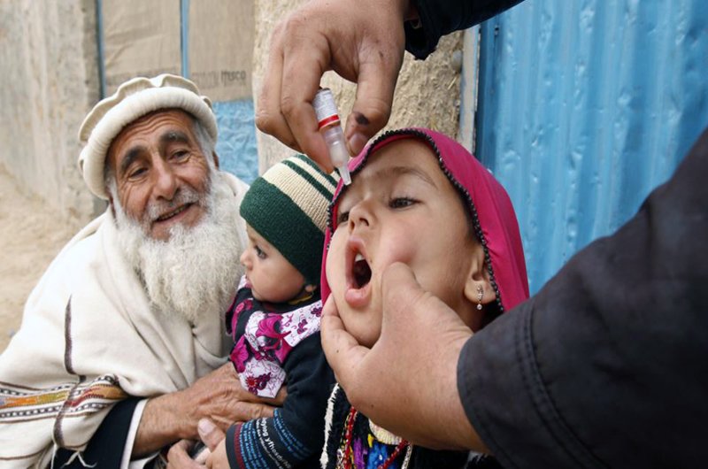 طرح واکسیناسیون کودکان افغانستان برای ریشه‌کن سازی بیماری پولیو آغاز شد