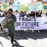 جوانان افغانستان در کنار جوانان سایر کشورها فریاد مبارزه با تغییرات محیط زیستی سردادند