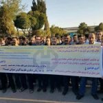راه‌آهن شمال-جنوب ایران فلج شد، کارگران هپکو راه‌آهن را مسدود کردند