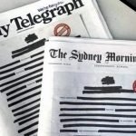 روزنامه‌های استرالیا صفحه اول را سانسور شده چاپ کردند