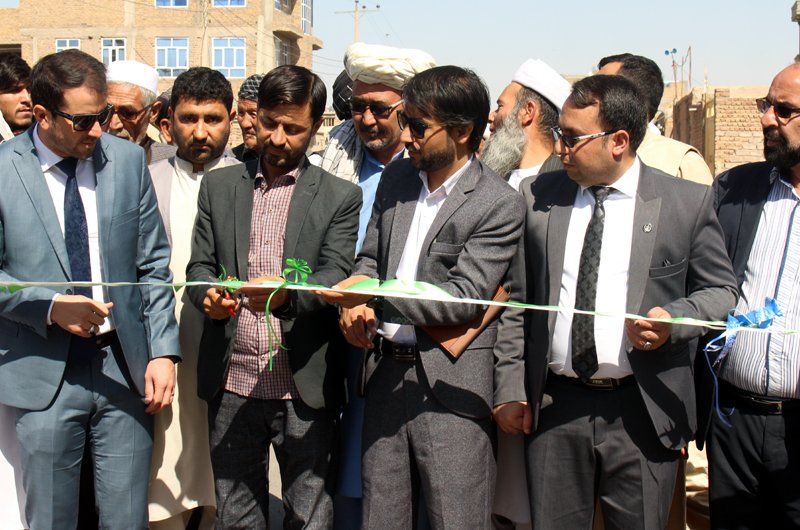 شهرداری هرات پنج پروژه انکشافی را افتتاح کرده و به بهره‌برداری رساند
