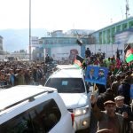 عبدالله هواداران خود را به خیابان‌های افغانستان ریخت