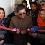 ساختمان مکتب دختران در یکه ولنگ بامیان افتتاح شد