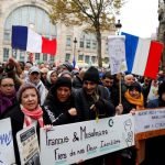 معترضان در فرانسه علیه اسلام هراسی دست به تظاهرات زدند