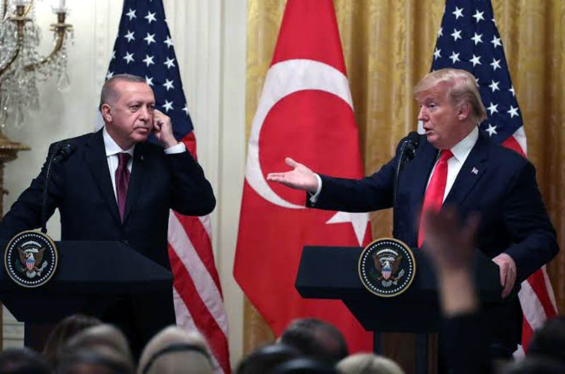 اردوغان به دیدار همتای آمریکایی خود در واشنگتن رفت